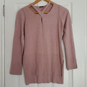 ❤ Vila Milano pink long sleeve sweater size Small